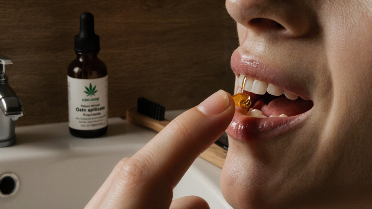 Je konopný olej dobrý pro zuby a dásně?