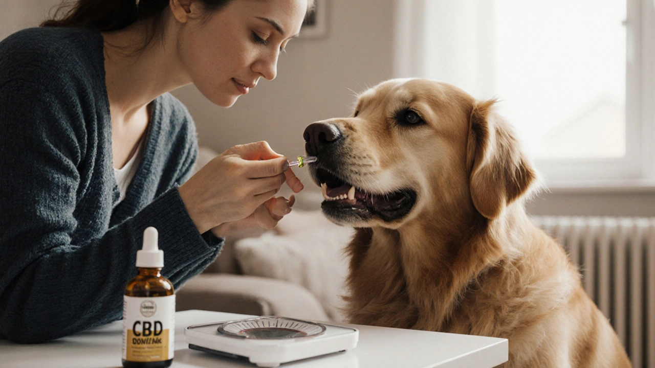 Kolik kapek CBD oleje 1000 mg mohu podat svému psovi?