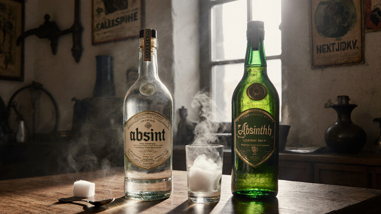 Rozdíl mezi absintem a Absinthem: co skutečně rozlišuje tyto nápoje?