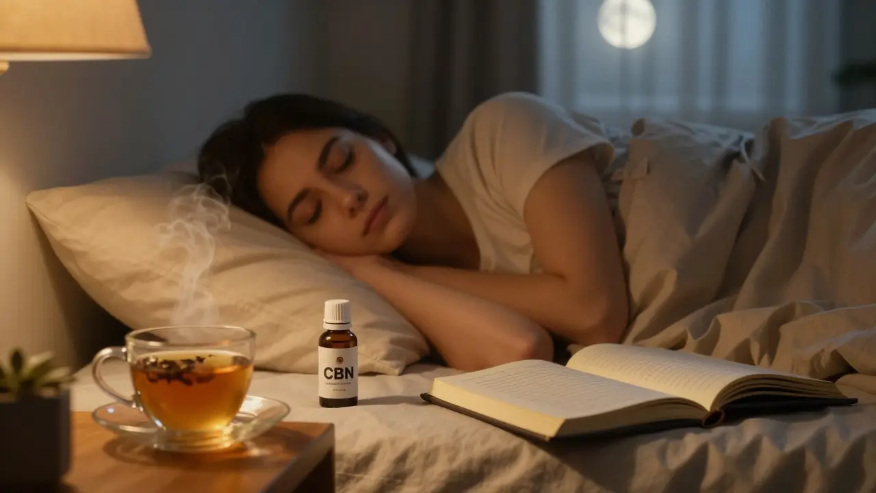 CBN nebo melatonin - co je lepší na spánek?