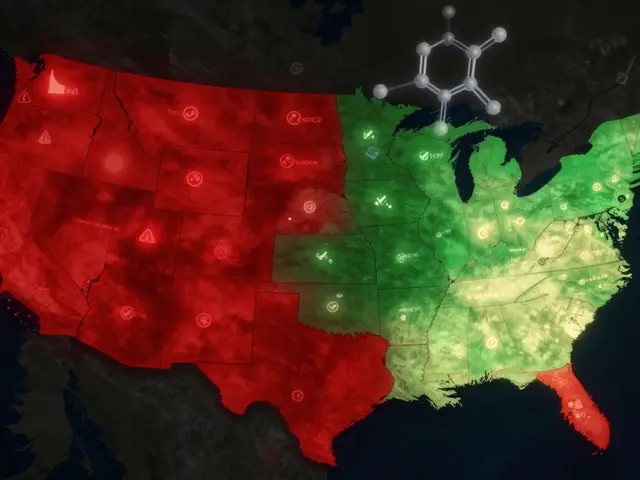 Je THCP legální ve všech státech USA?