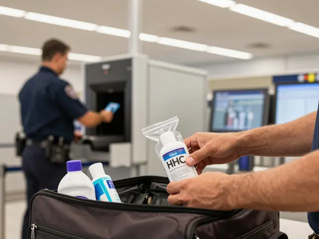 Hledá TSA v zavazadlech HHC produkty?